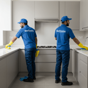 Empty Kitchen without Chimney way2cleaning