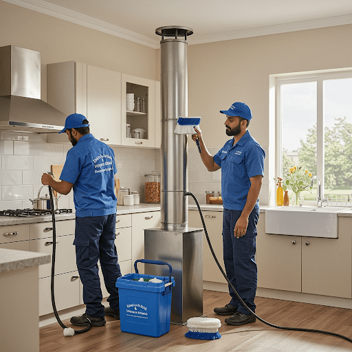 Occupied Kitchen with Chimney Way2cleaning